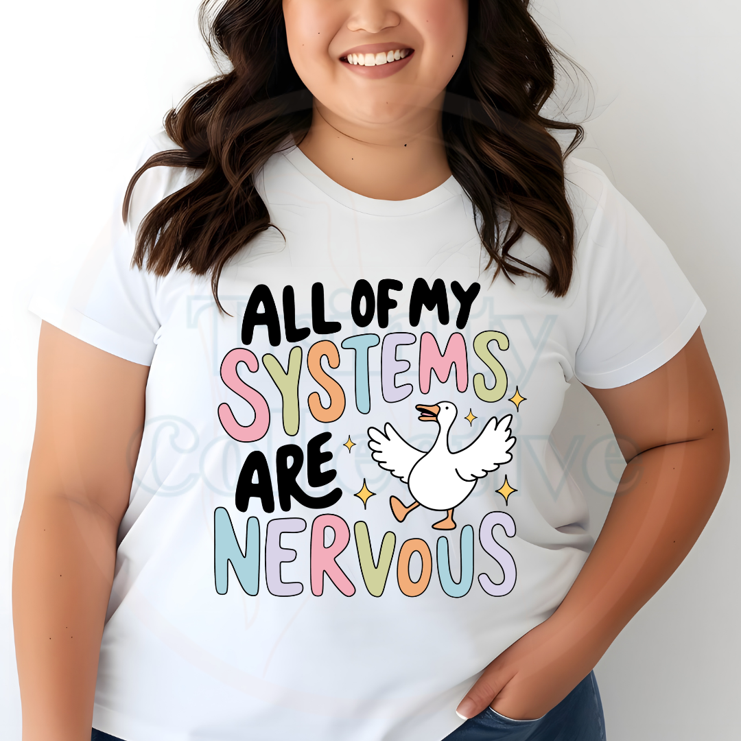 My Systems Are Nervous | Graphic T-shirt