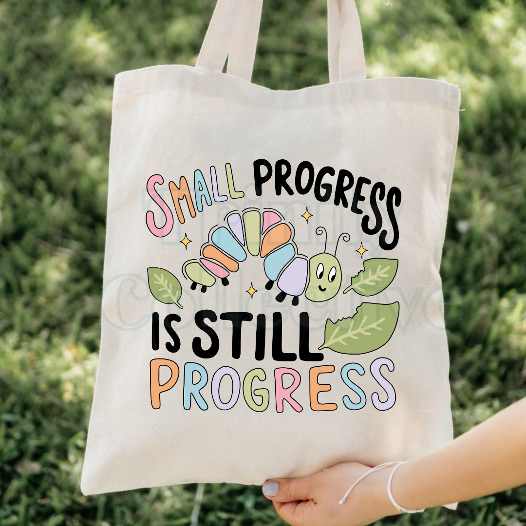Small Progress | Canvas Tote