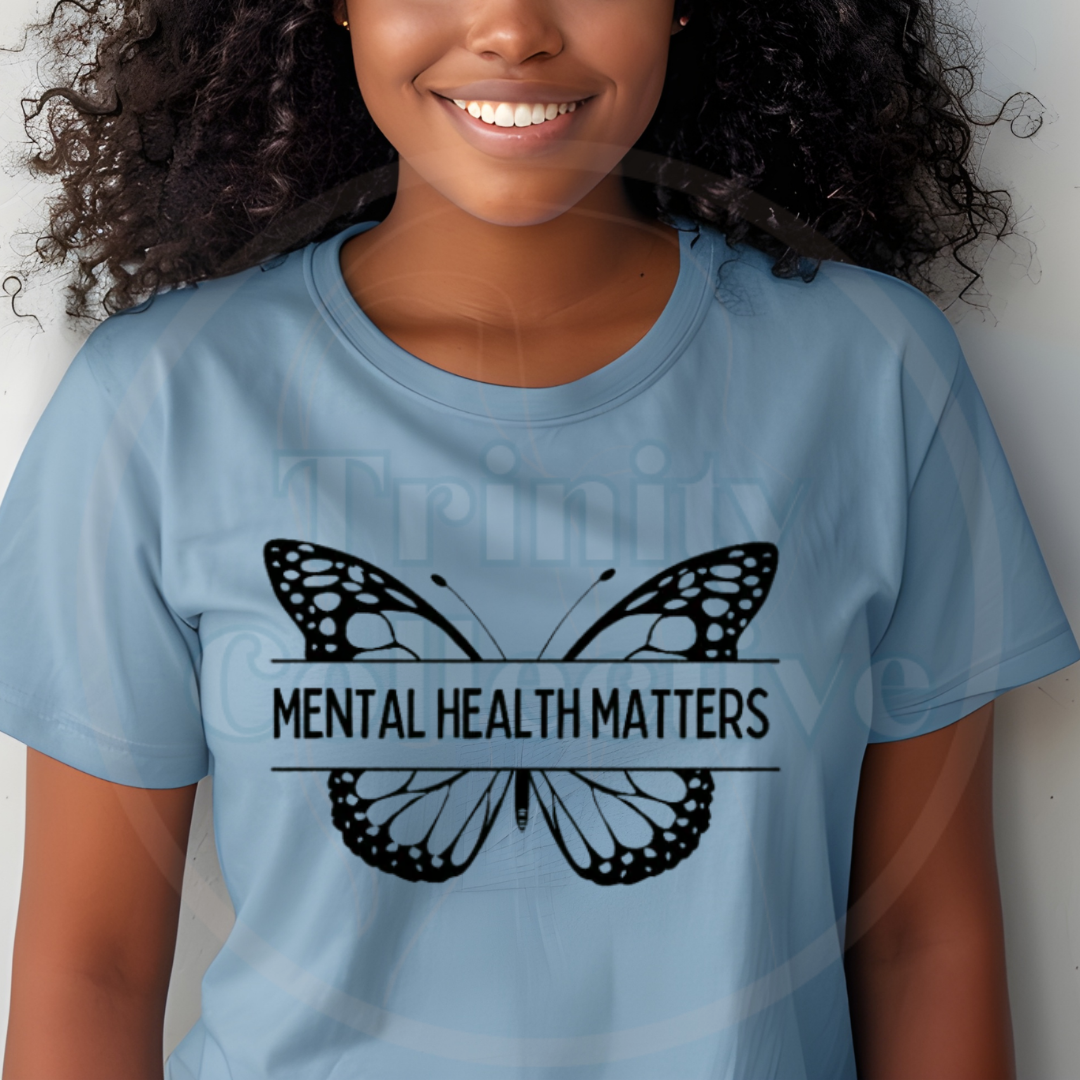 Mental Health Butterfly | Graphic T-shirt