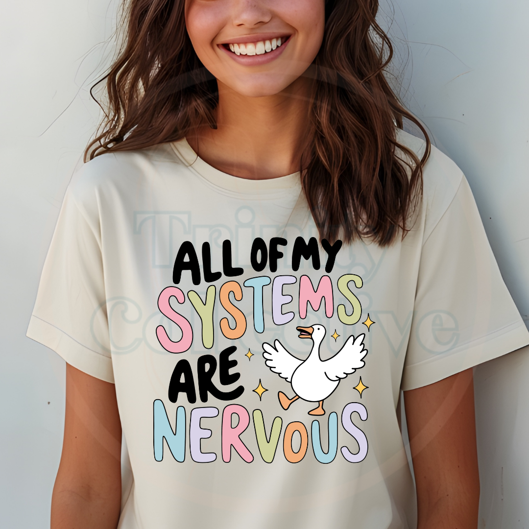 My Systems Are Nervous | Graphic T-shirt