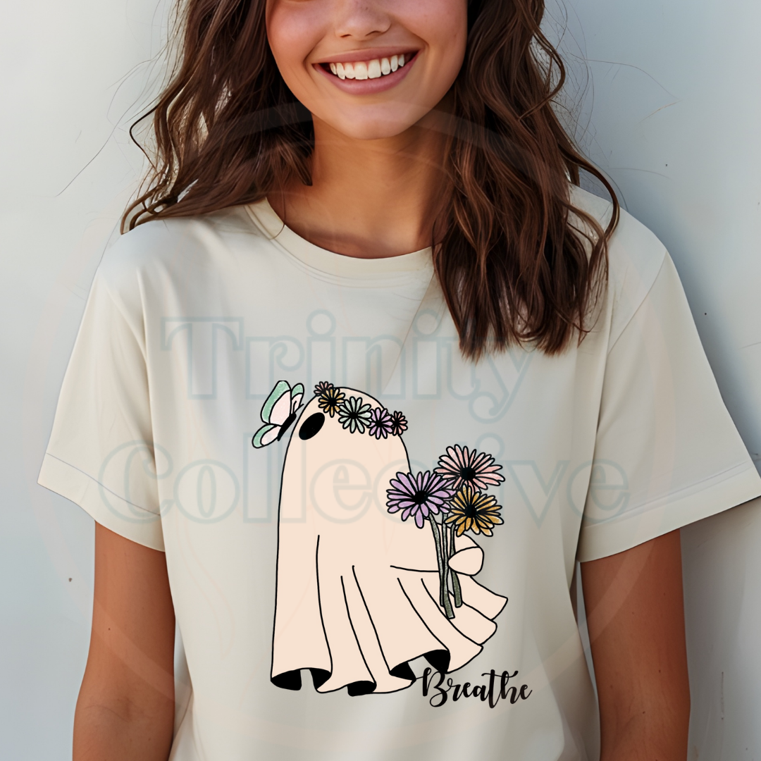 Breathe Ghostie | Graphic T-shirt