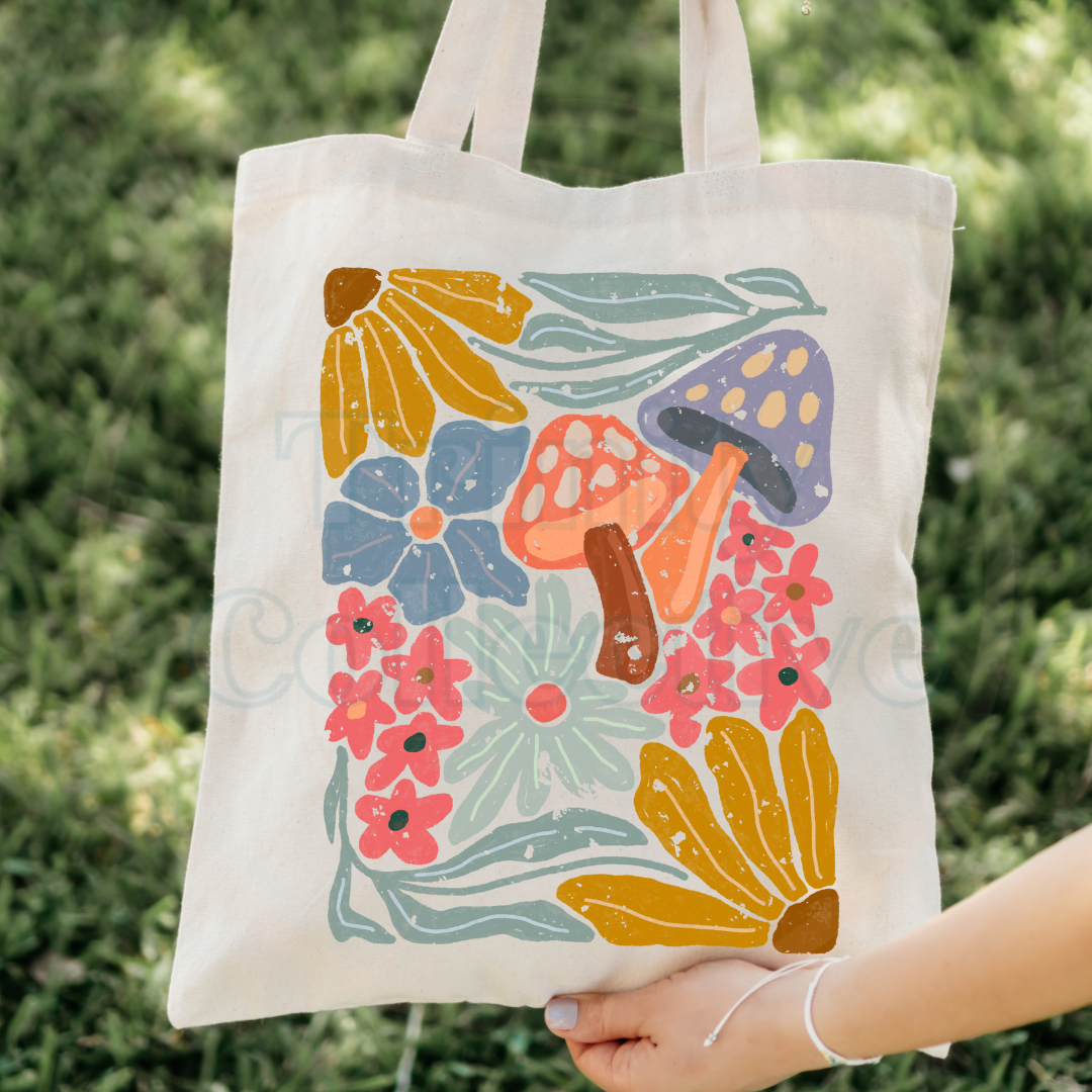 Mushroom Garden | Canvas Tote