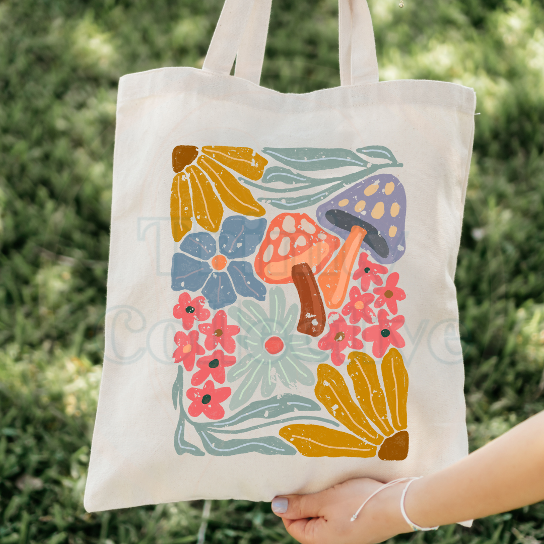 Mushroom Garden | Canvas Tote