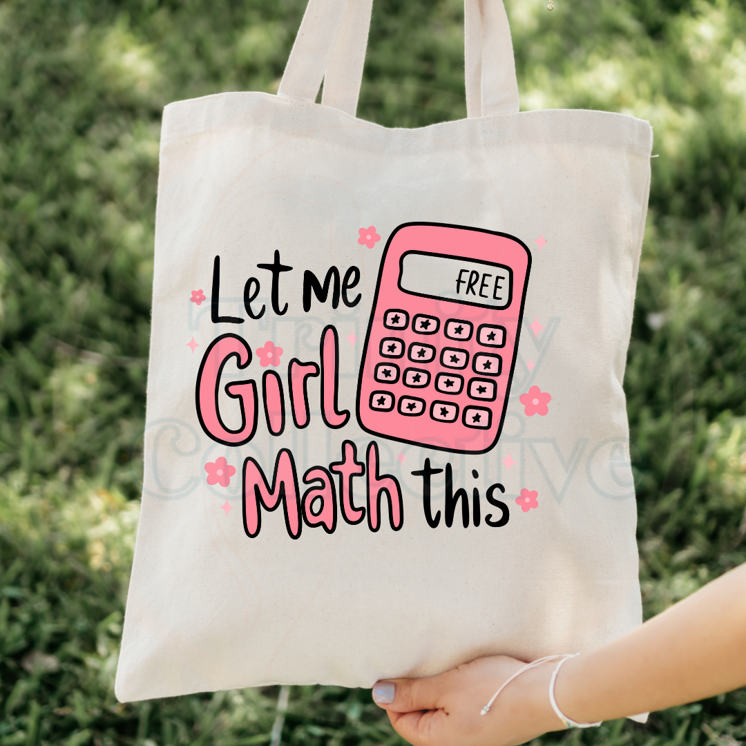 Girl Math | Canvas Tote