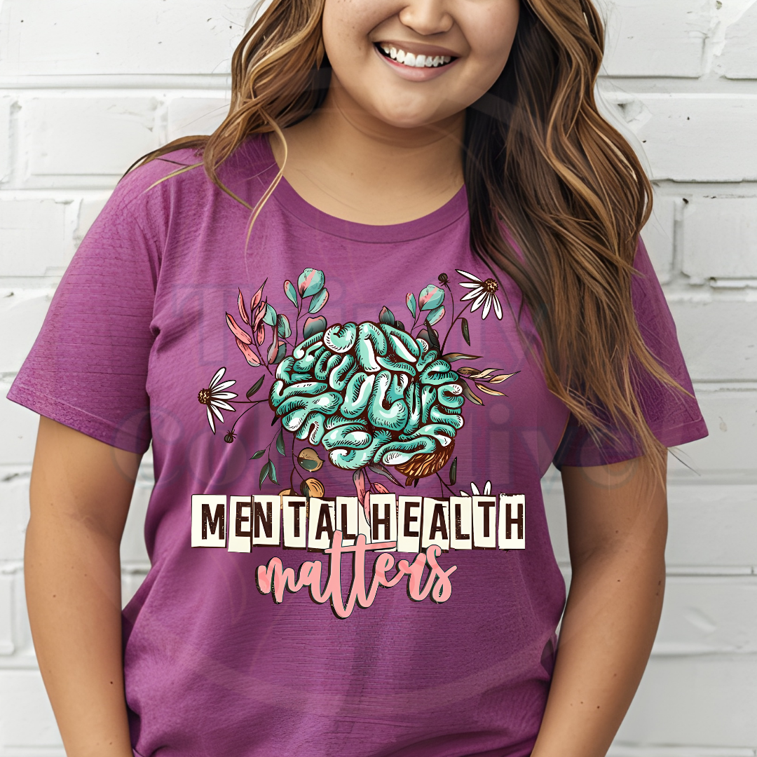 Mental Health Brain | Graphic T-shirt