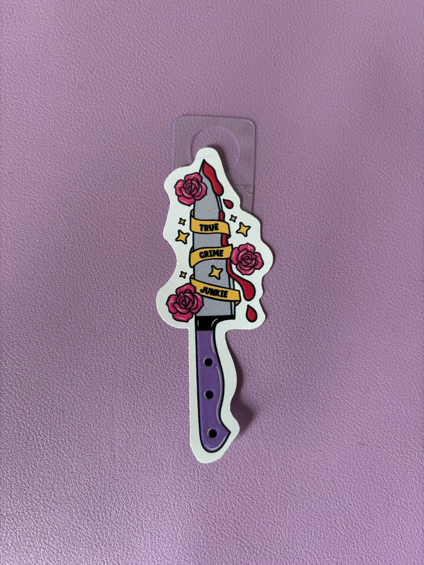 True Crime Junkie | Vinyl Sticker
