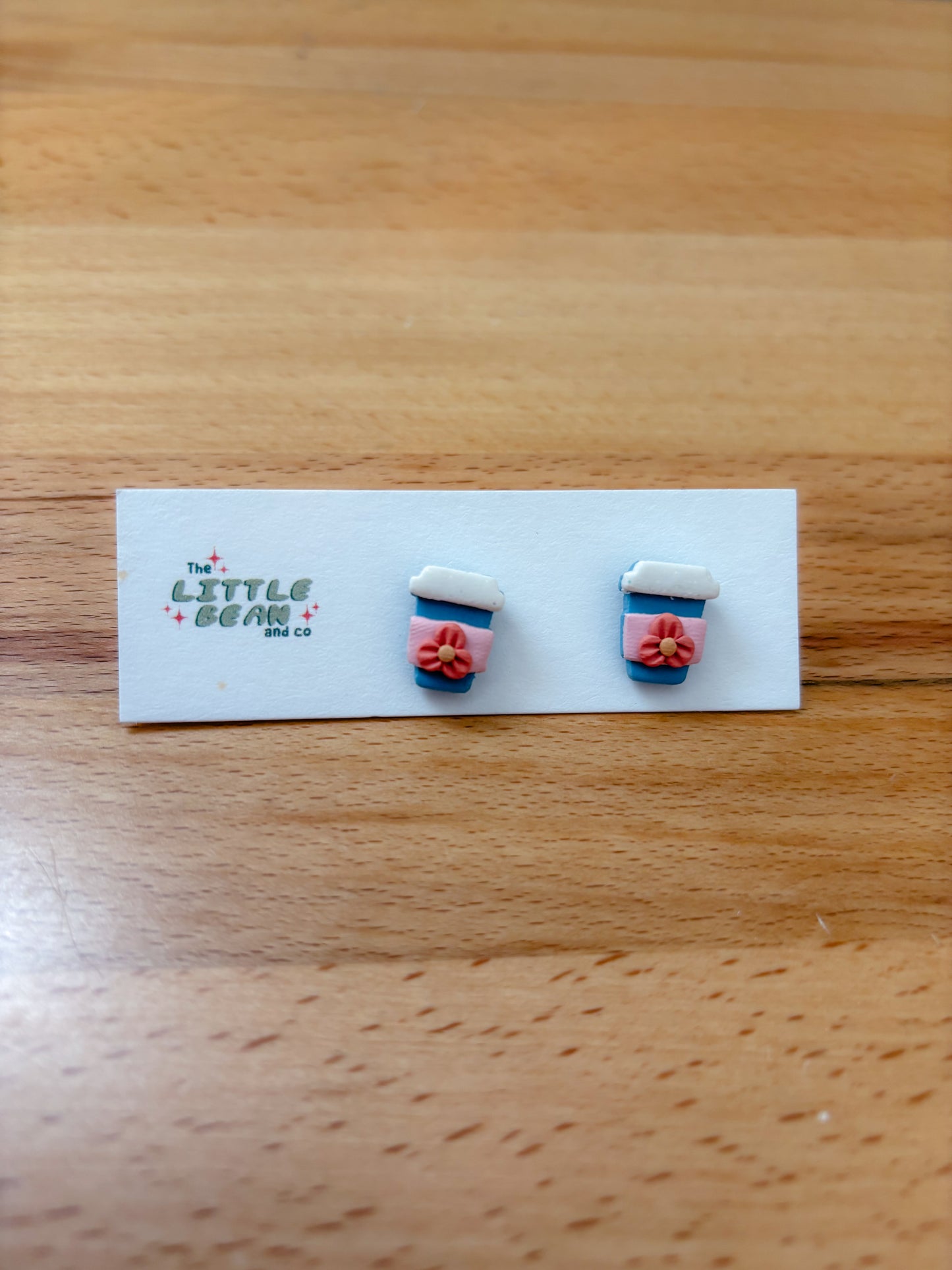 Coffee | Polymer Clay Studs