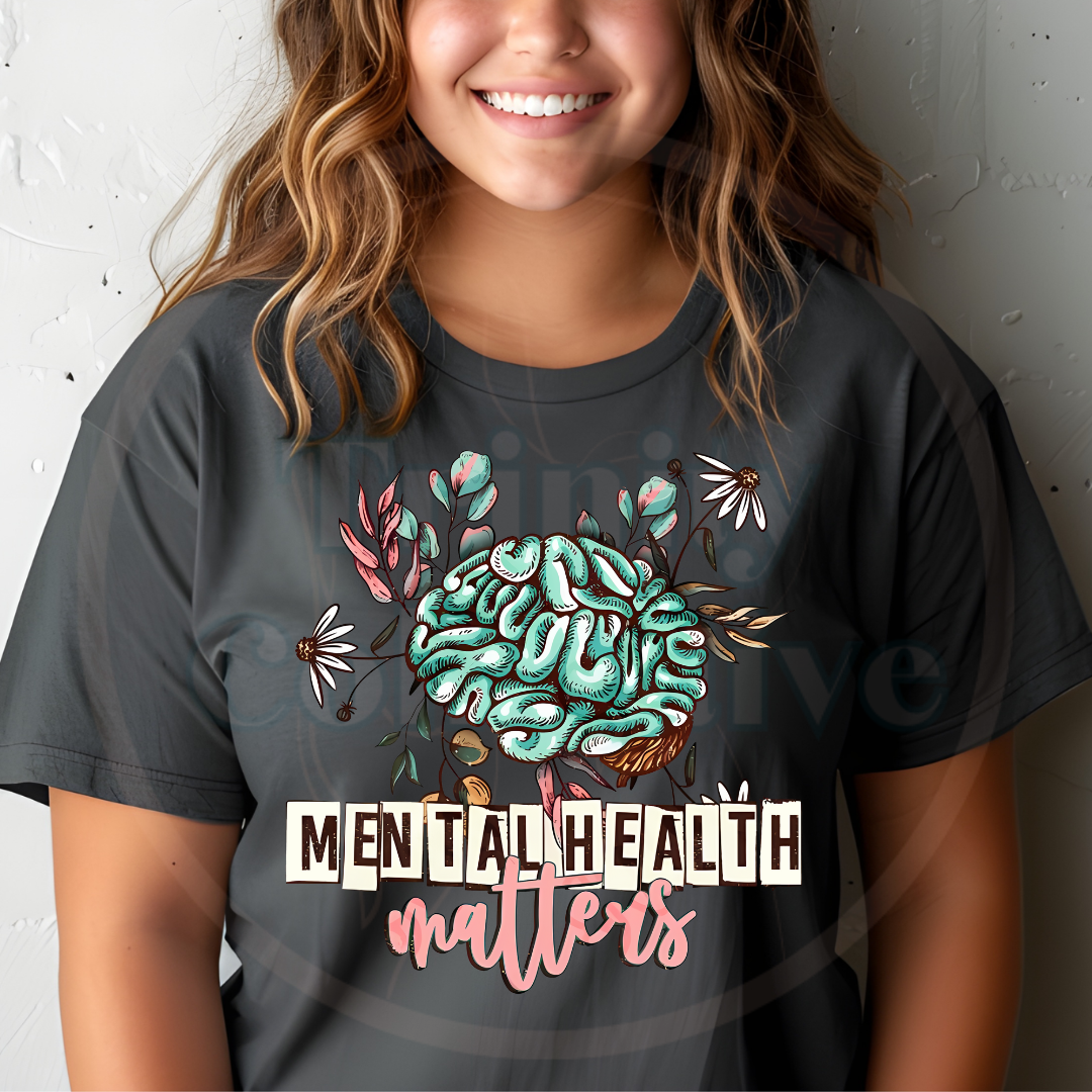 Mental Health Brain | Graphic T-shirt