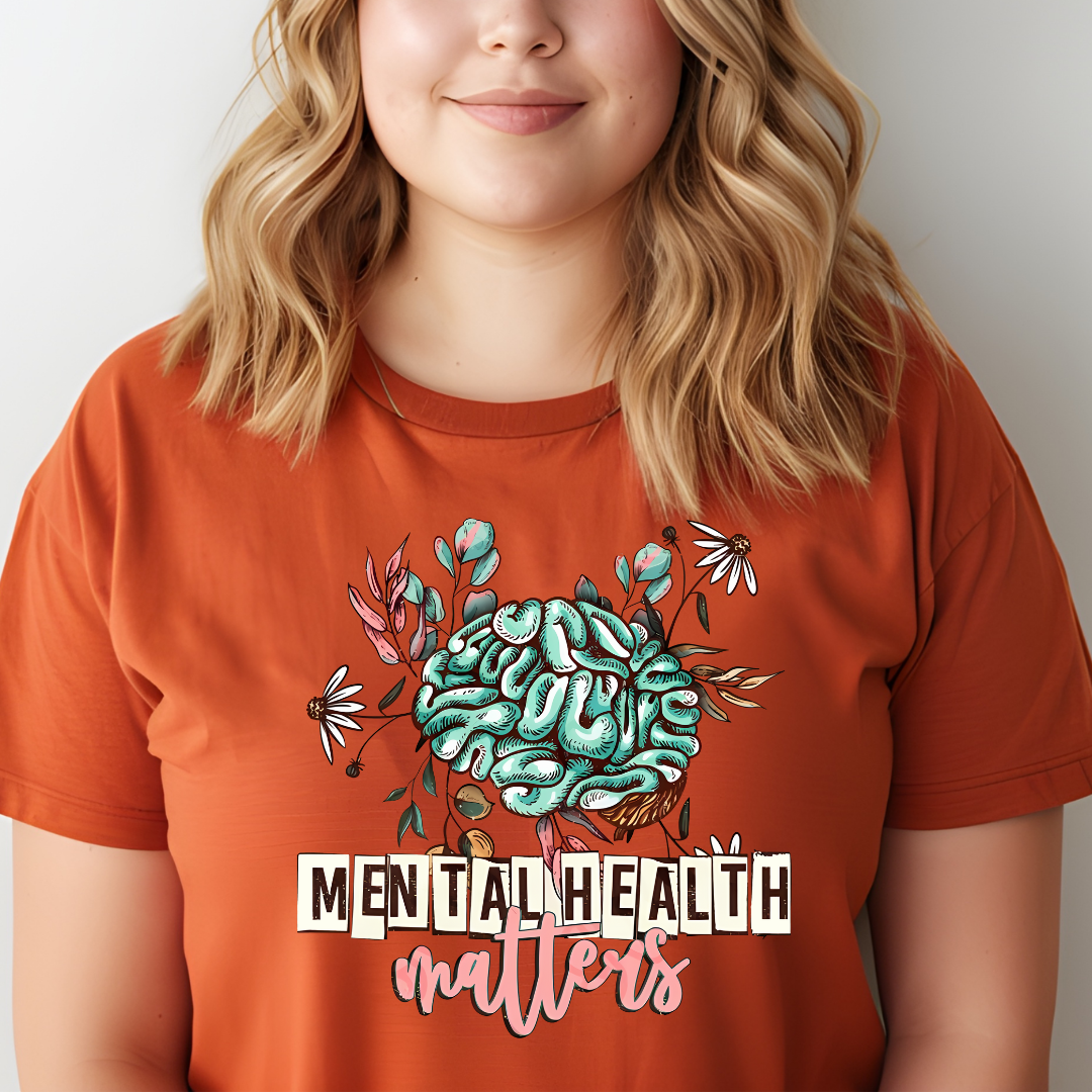 Mental Health Brain | Graphic T-shirt