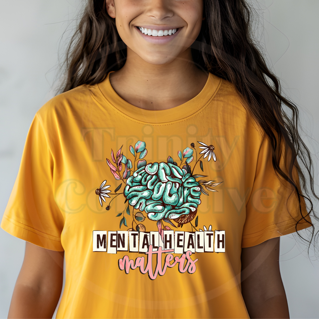 Mental Health Brain | Graphic T-shirt