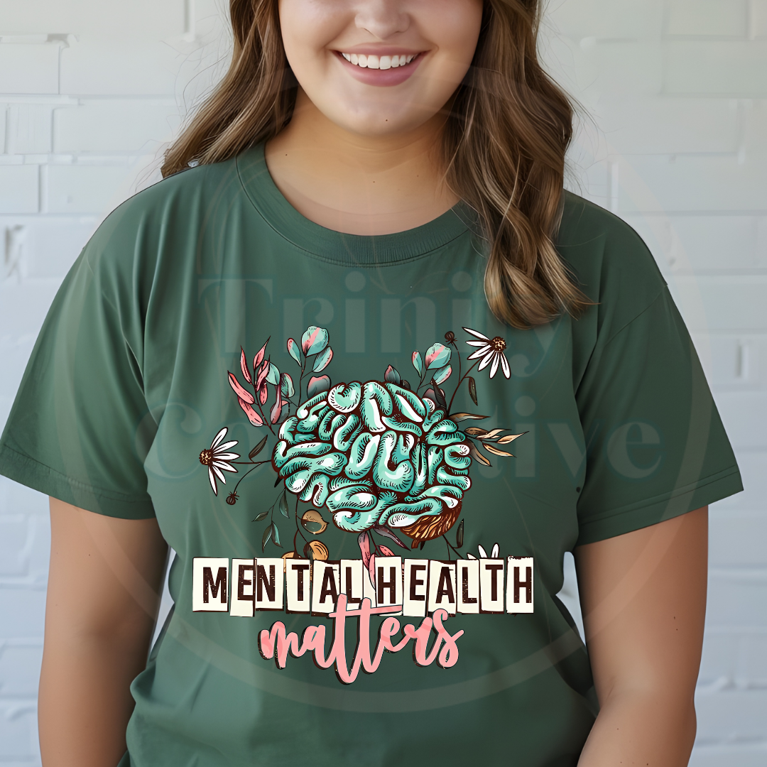 Mental Health Brain | Graphic T-shirt