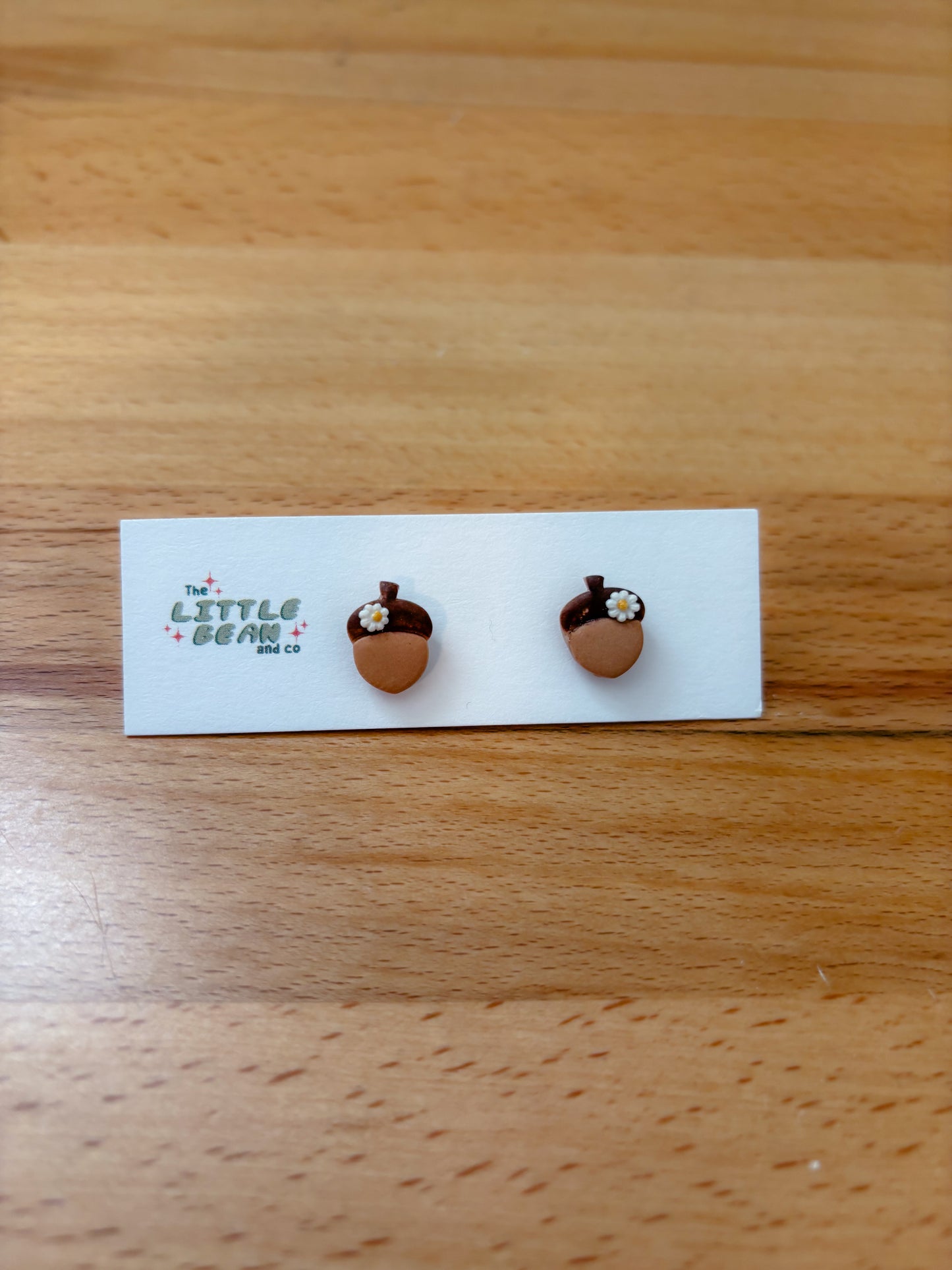 Acorns | Polymer Clay Studs