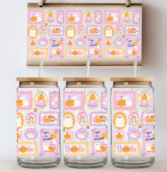 Girlie Fall | 16oz Glass Cup