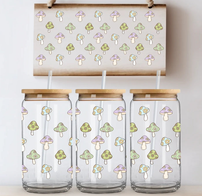 Mushies | 16oz Glass Cup