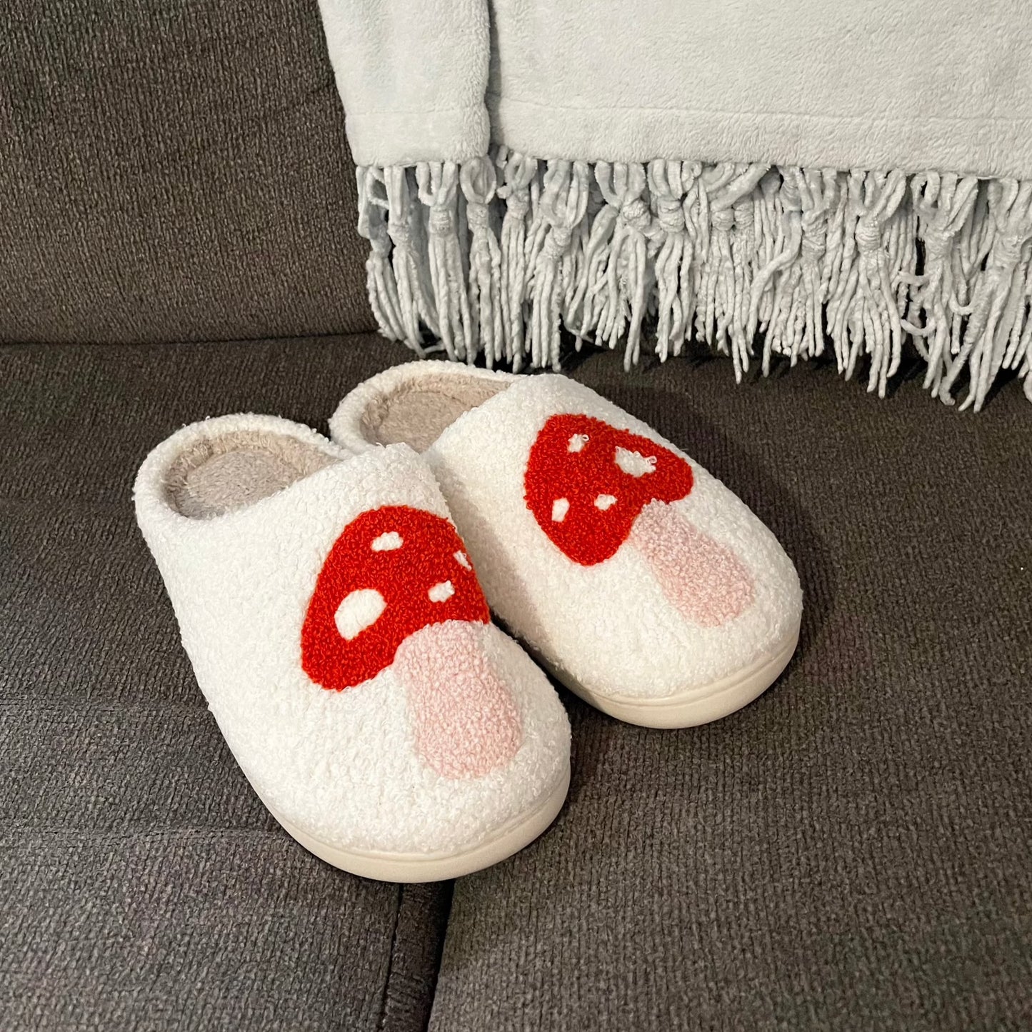Trendy Mushroom Slippers