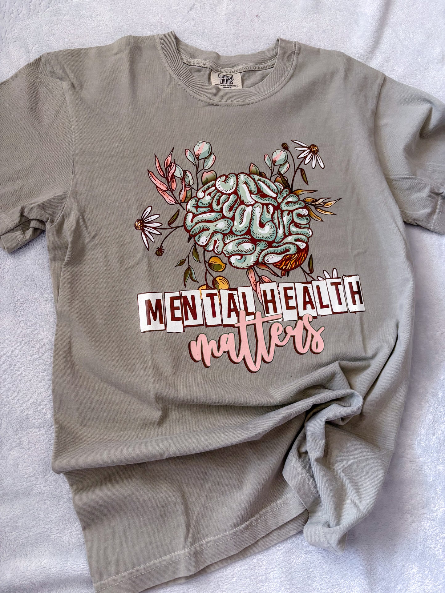 Mental Health Matters | Graphic T-shirt (SMALL ONLY)