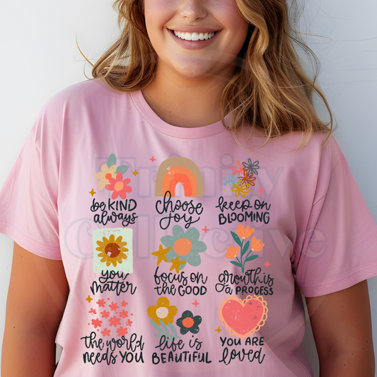 Positivity Grid | Graphic T-shirt