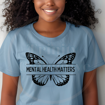 Mental Health Butterfly | Graphic T-shirt