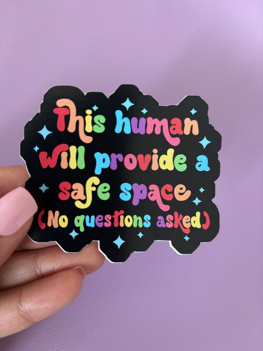 Safe Human | Vinyl Sticker