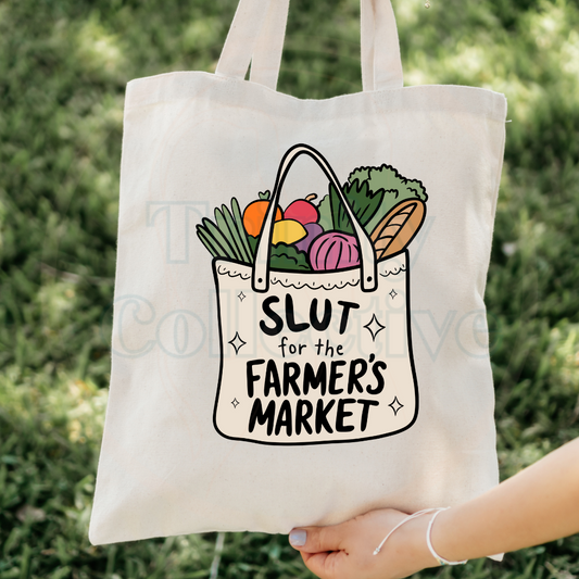Farmer's Market Love  | Canvas Tote