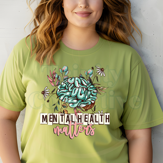 Mental Health Brain | Graphic T-shirt