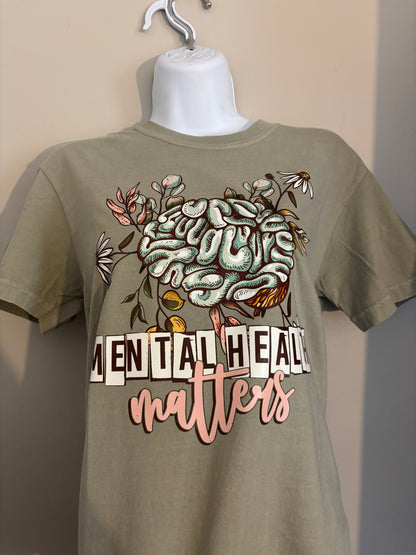Mental Health Matters | Graphic T-shirt (SMALL ONLY)