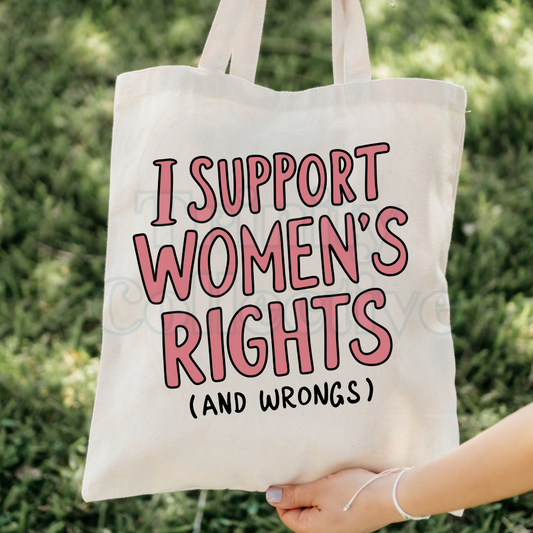 Women's Rights & Wrongs | Canvas Tote