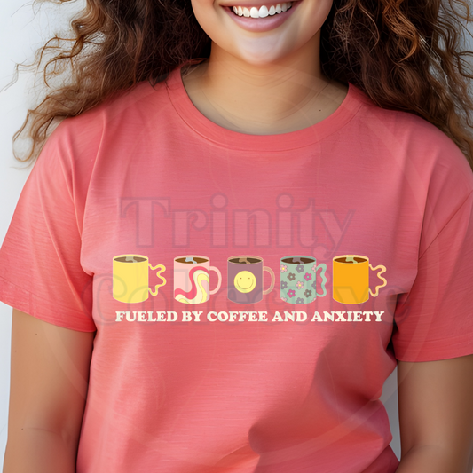 Coffee and Anxiety | Graphic T-shirt