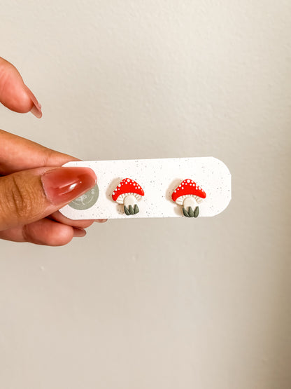 Mushies | Polymer Clay Studs