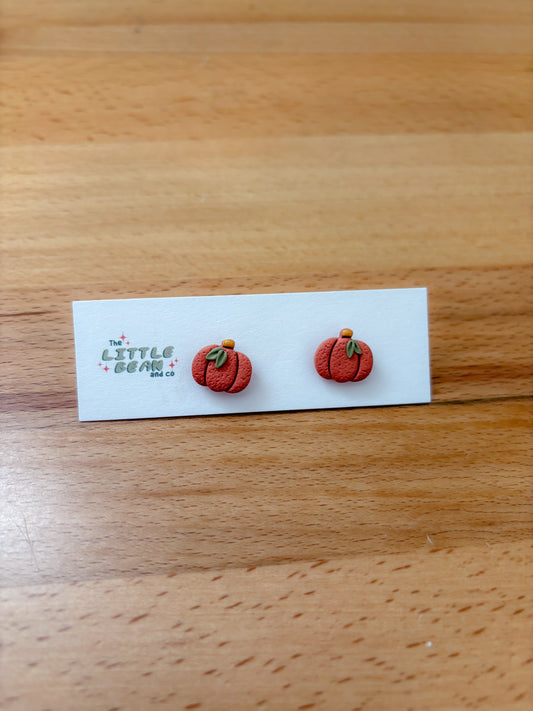 Pumpkins | Polymer Clay Studs