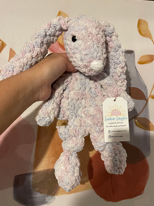 Lilac Bunny Snuggler | Crochet Lovey