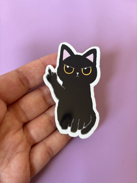 Angry Cat | Vinyl Sticker
