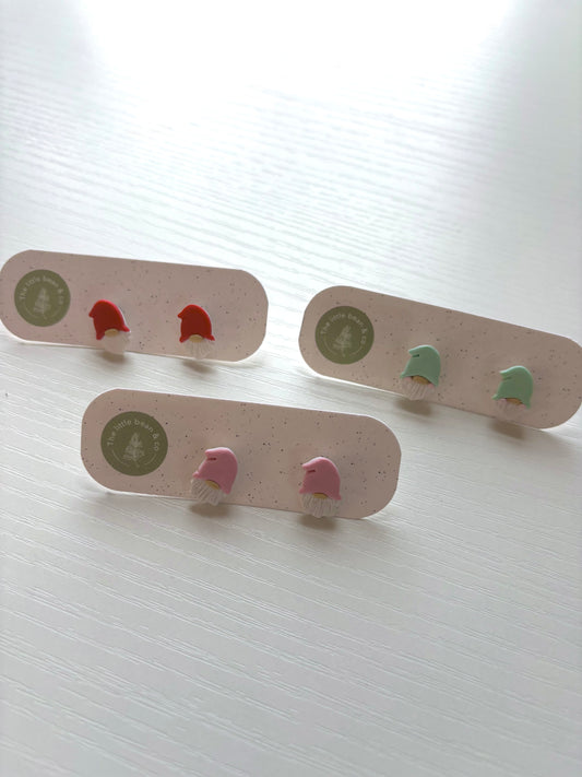 Gnomes | Polymer Clay Studs