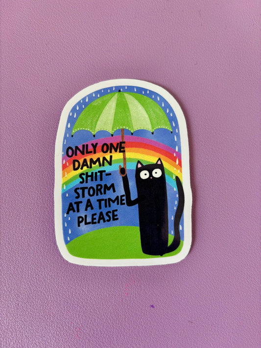 One At A Time | Vinyl Sticker