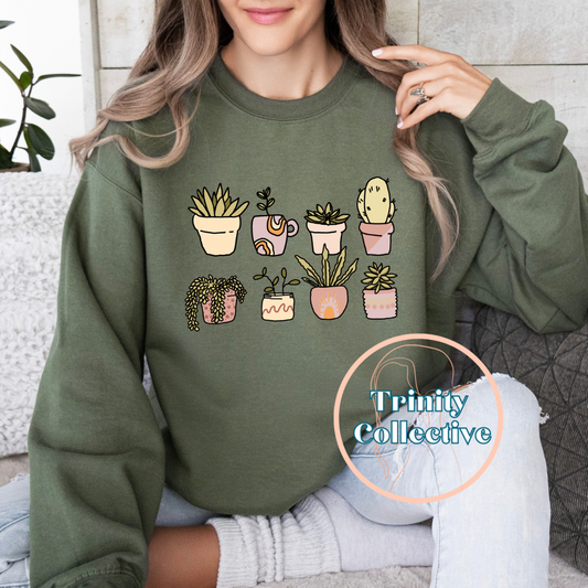 Plantaholic | Graphic Sweatshirt