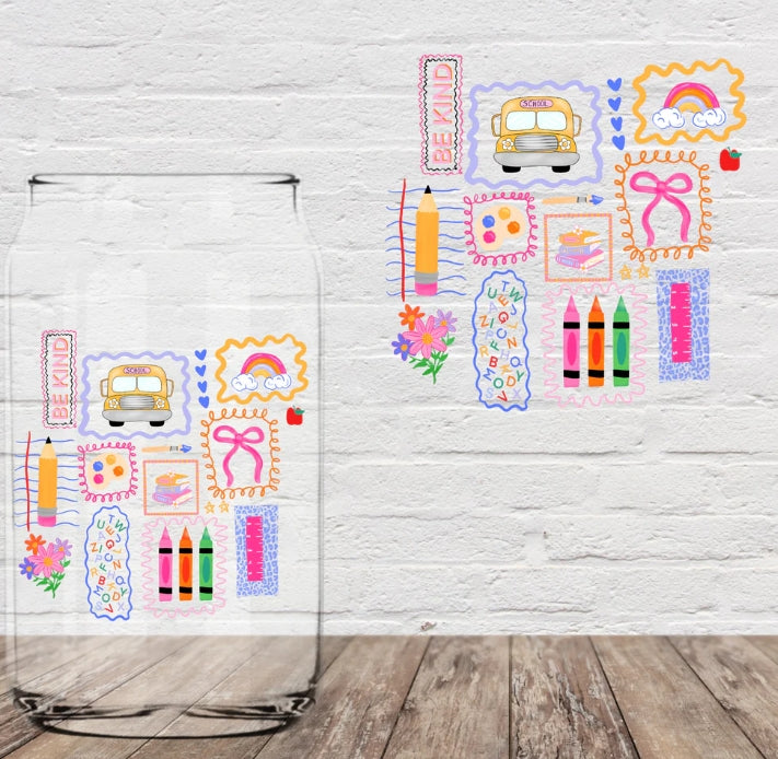 Teacher Love | 16oz Glass Cup