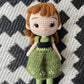 Princess Crochet Doll - Amigurumi Princess Dolls, Princess Gift Toy, Handmade Plush