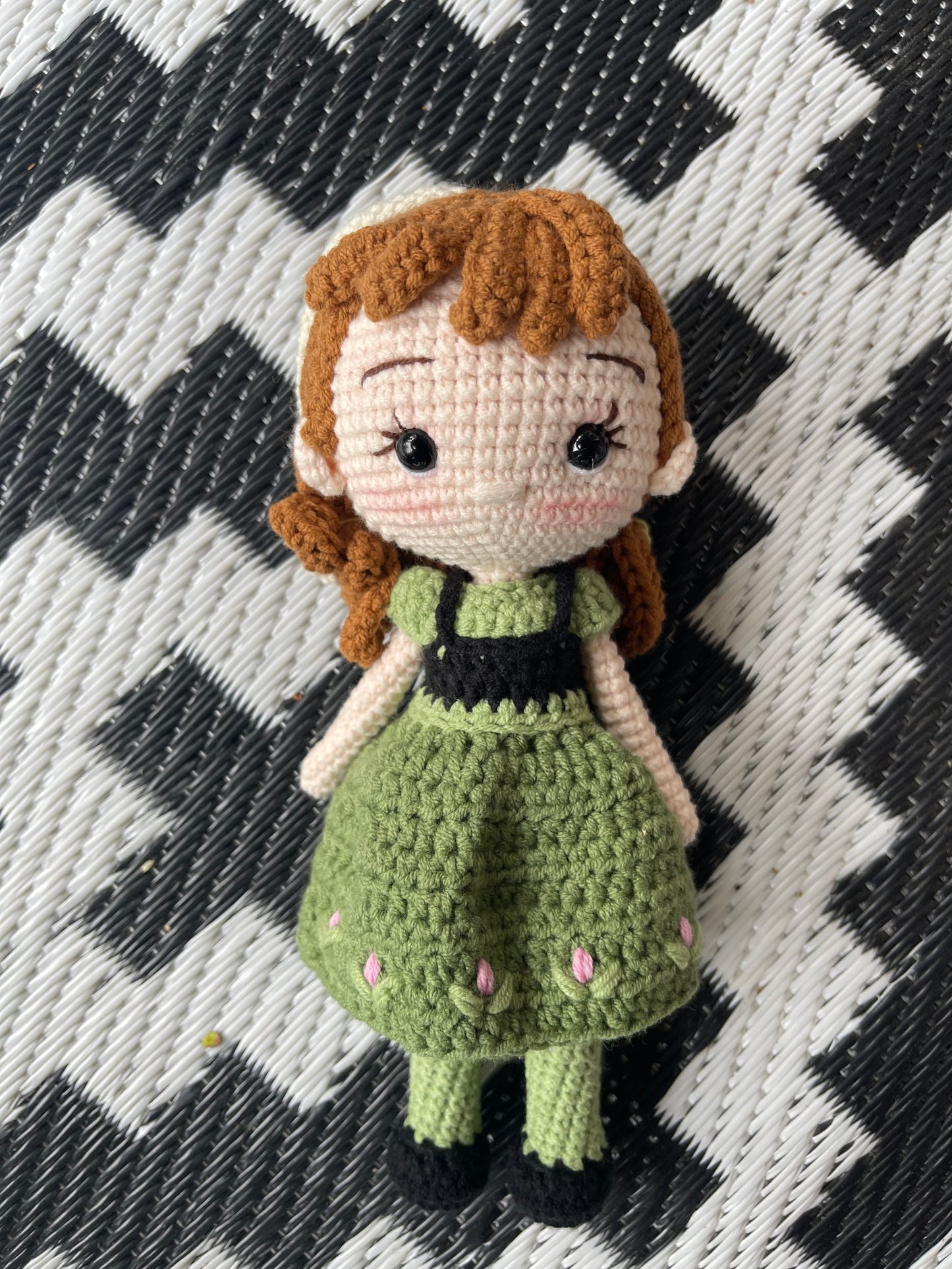 Princess Crochet Doll - Amigurumi Princess Dolls, Princess Gift Toy, Handmade Plush